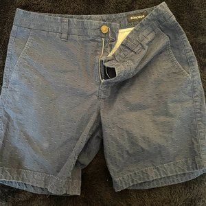 Bonobos Navy Shorts Dotted Pattern (Size 31 M)